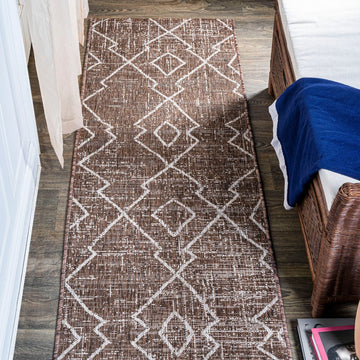 Carwa Tribal Diamond Trellis Indoor/outdoor Area Rug